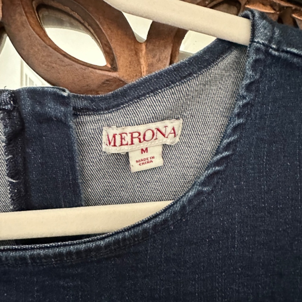 Merona Denim Top - Picture 3 of 5